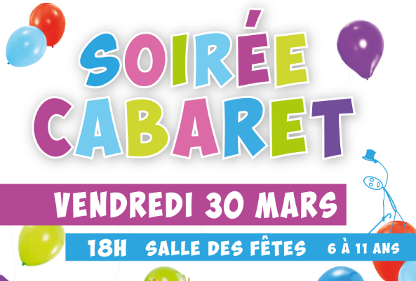 Soirée cabaret enfants (+ d'infos ici)