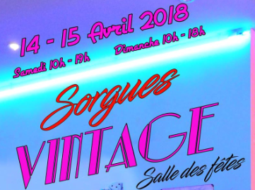 Salon Sorgues Vintage  (+ d'infos ici)