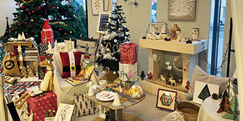 Exposition de Noël de l’atelier créatifs de L’E.C.L.A.