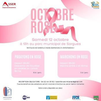 Octobre rose | Après-midi sportive et solidaire de l'ASSER