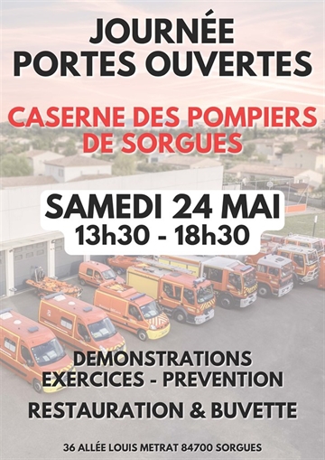 Journée Portes ouvertes de la caserne des pompiers de Sorgues