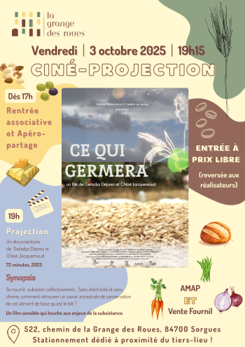 Ciné - projection "Ce qui germera"