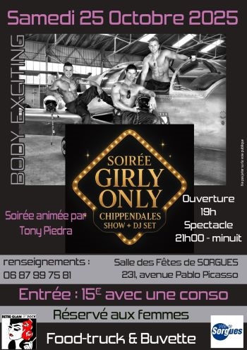 Soirée Girly only "Chippendales show" + DJ Set