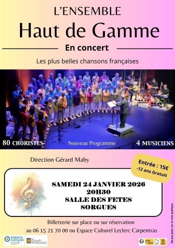 Concert "Les plus belles chansons françaises"