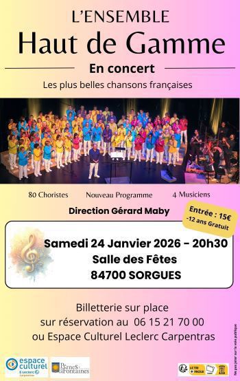 Concert "Les plus belles chansons françaises"