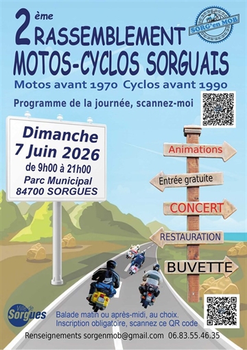 Sorg'en mob' : 2e rassemblement de motos-cyclos sorguais