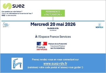 SUEZ : Permanence facturation