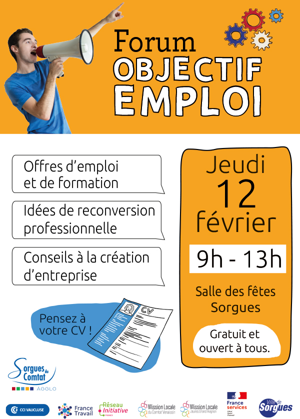 Forum Objectif Enploi -  Jeudi 12 février